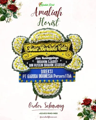 Papan Bunga Duka di Kalong Ii